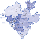 Evangelische Kirche von Westfalen Übersichtskarte