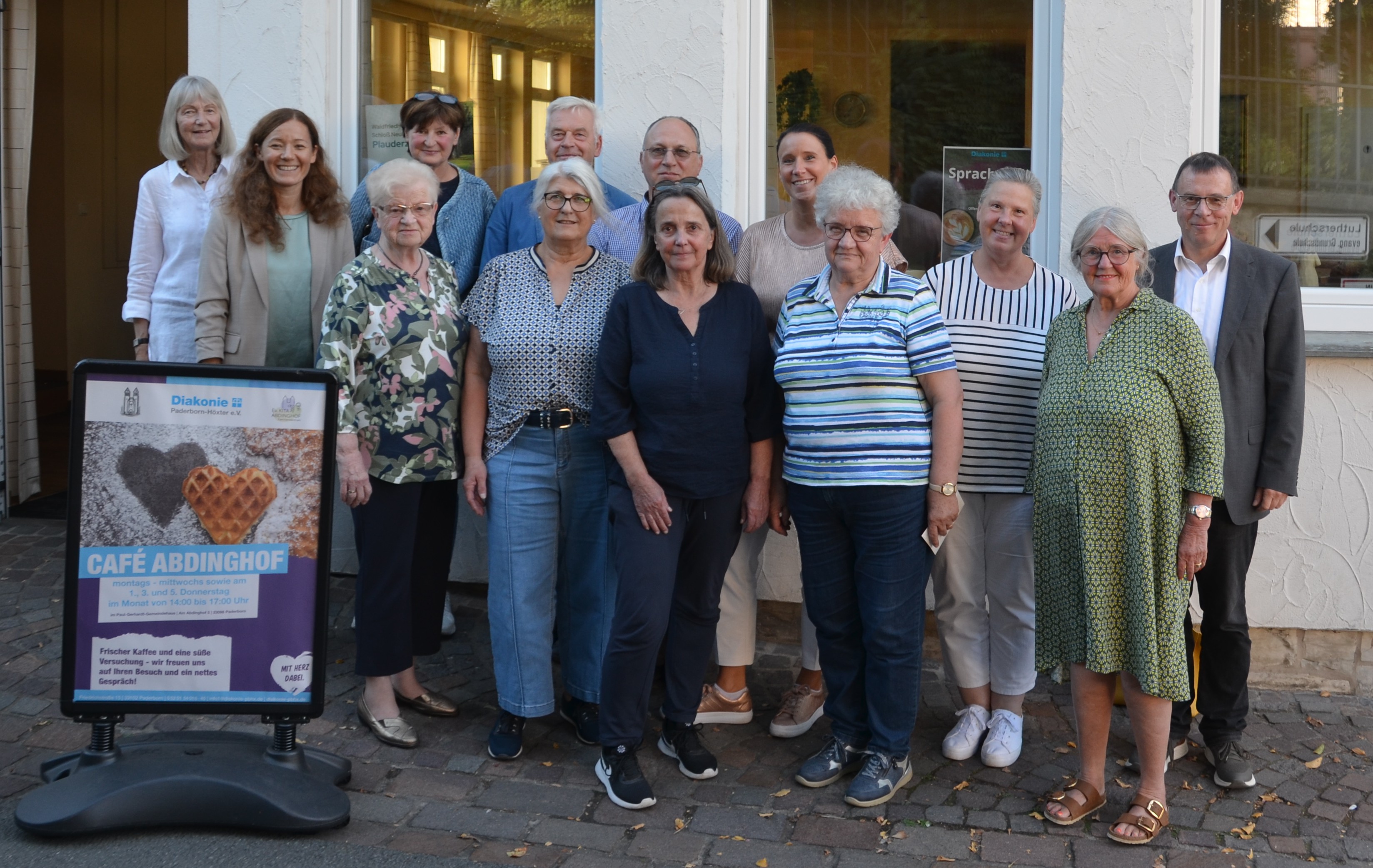 Das ehrenamtliche Team Café Abdinghof